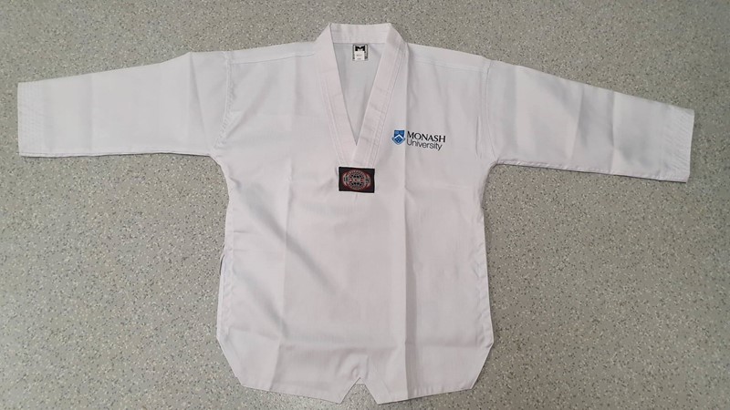 Monash Taekwondo - Dobok (White Collar)